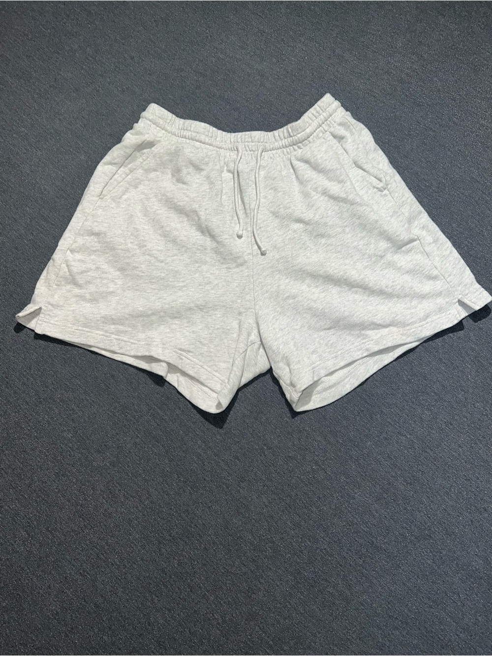 Old Navy White Terry Lounge Shorts